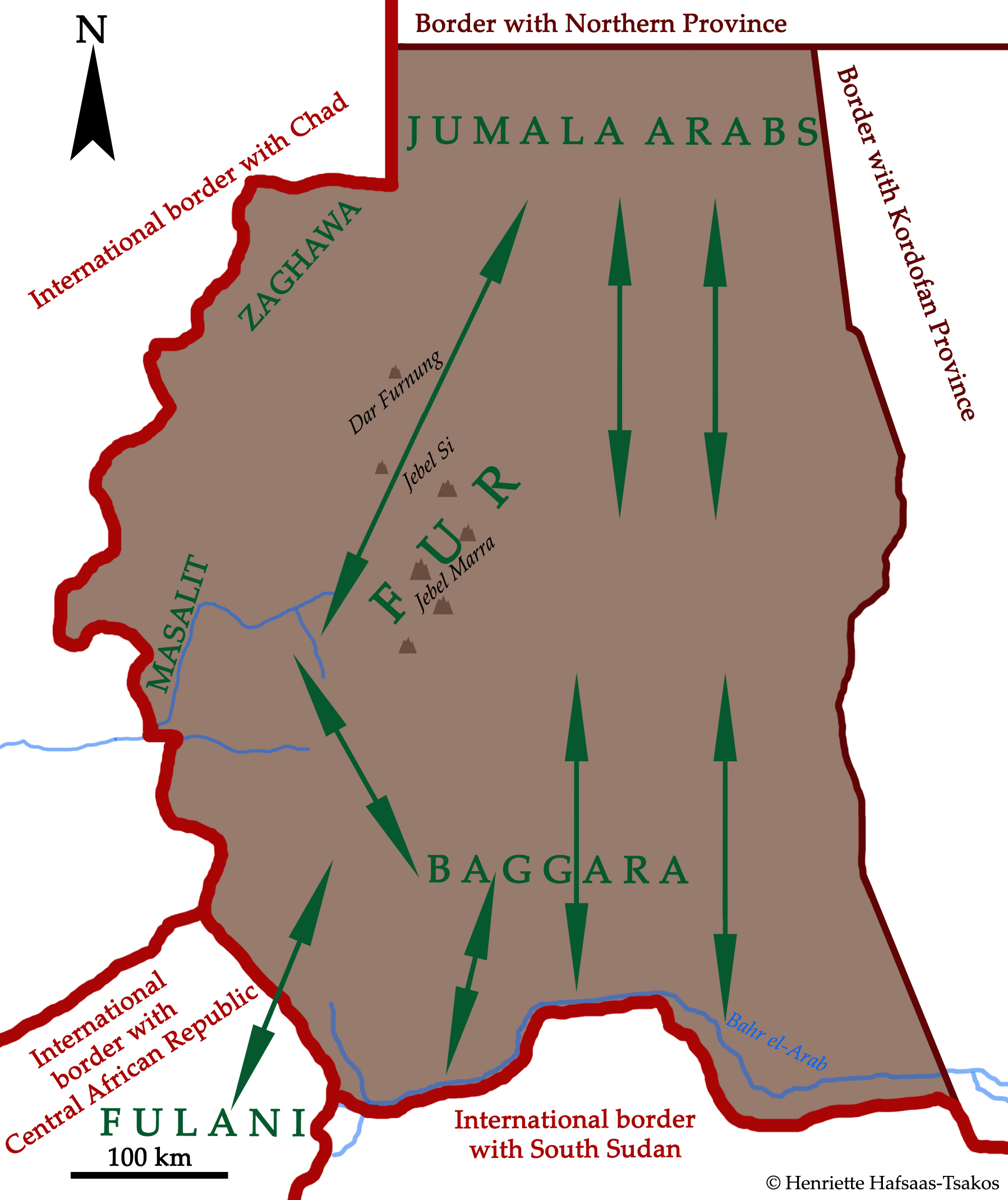 Darfur migrations